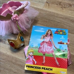 Princess Peach kids costume size 4/6